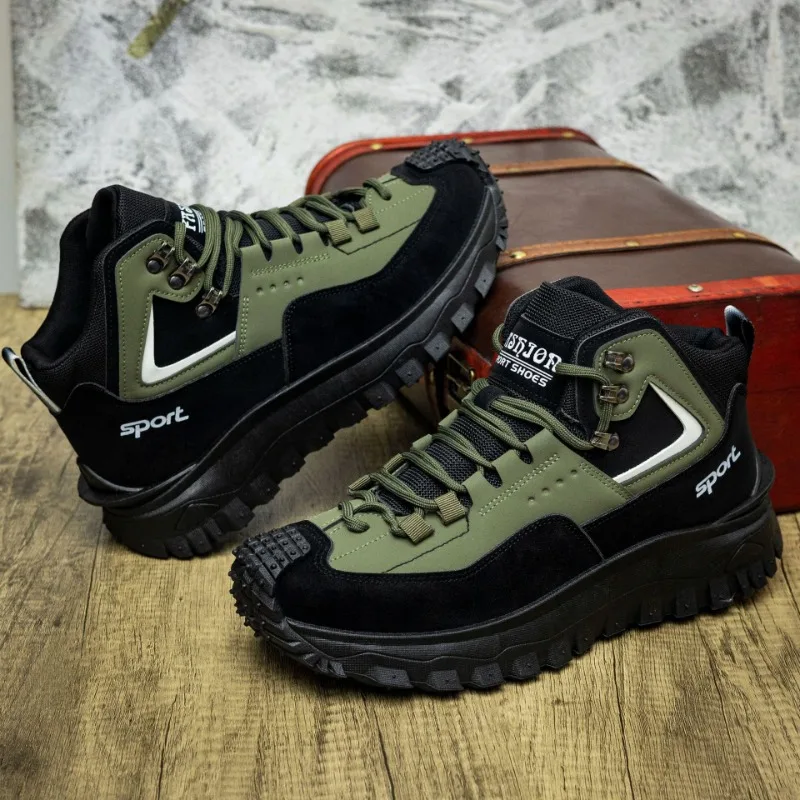 

Men's Shoes Outdoor Hiking Casual Shoes Light Anti Slip Wear-resistant Versatile Comfort Climbing Men's Shoes Zapatillas Hombre