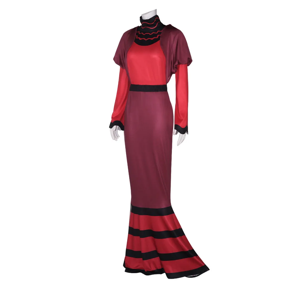 Cosplay Hell Inn, cosplay Rosy Idsey, senhor do demônio feminino, saia de braço enrolada Rosy