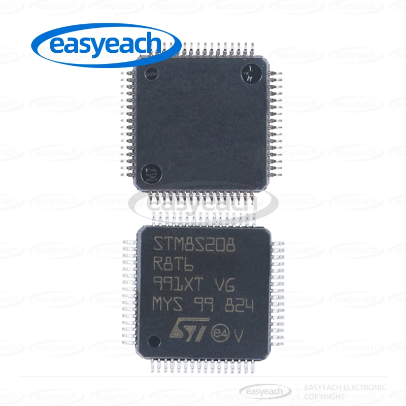 STM8S208R8T6 ST مكونات الالكترونيات الدقيقة وحدات التحكم الدقيقة وحدات التحكم الدقيقة رقائق معالج الدوائر المتكاملة