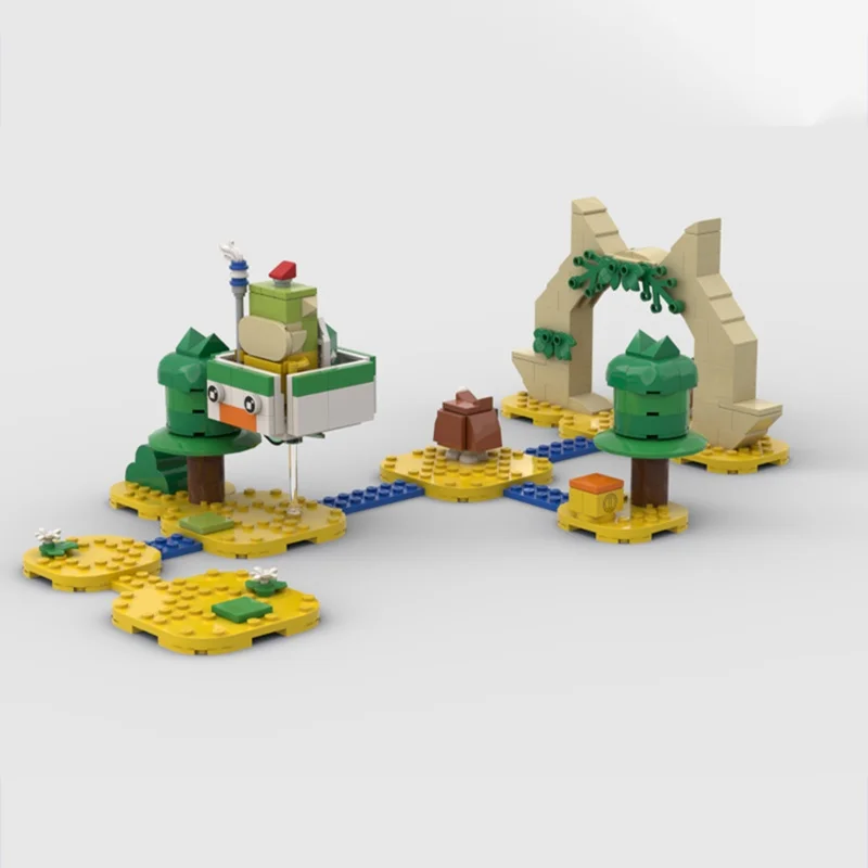 247 قطعة MOC Mariosed العربة S Fury تلبية نموذج جونيور هدايا عيد الميلاد اللبنات تجميع فكرة اللعب التعليم الطوب عيد ميلاد #2