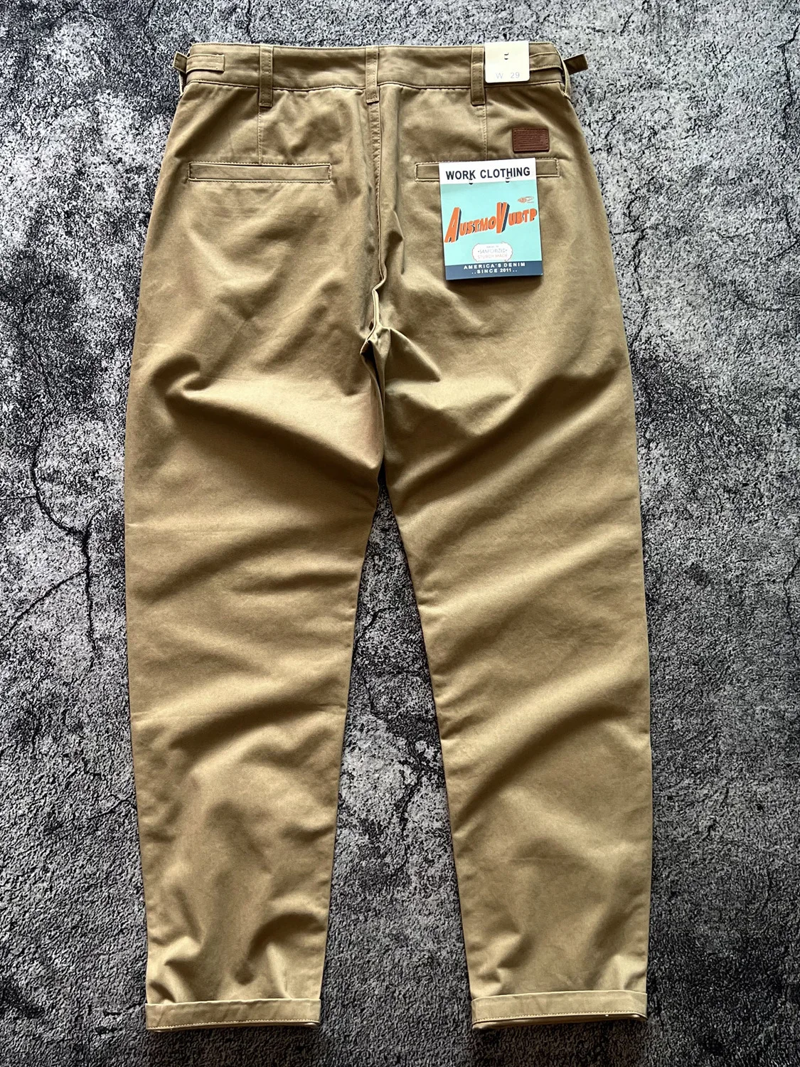 

Американские ретро-брюки Ameika цвета хаки, базовые, повседневные, из чистого хлопка, универсальные рабочие брюки, длинные штаны