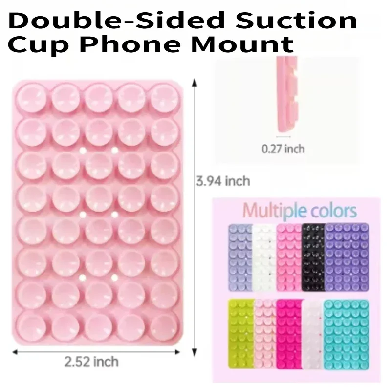 

Двустороннее крепление для телефона на присоске, силиконовый чехол для телефона на присоске, клейкая липкая ручка для телефона, ручка для телефона без помощи рук, подставка для телефона