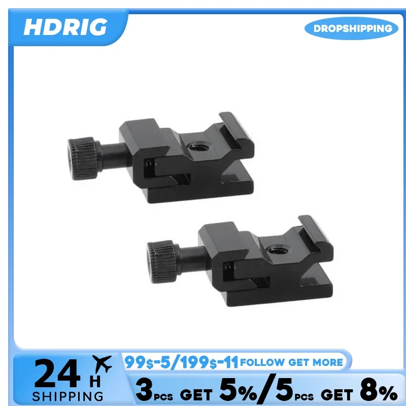 HDRiG 1/4 Polegada Suporte Padrão Hot Shoe Flash Mount Adapter