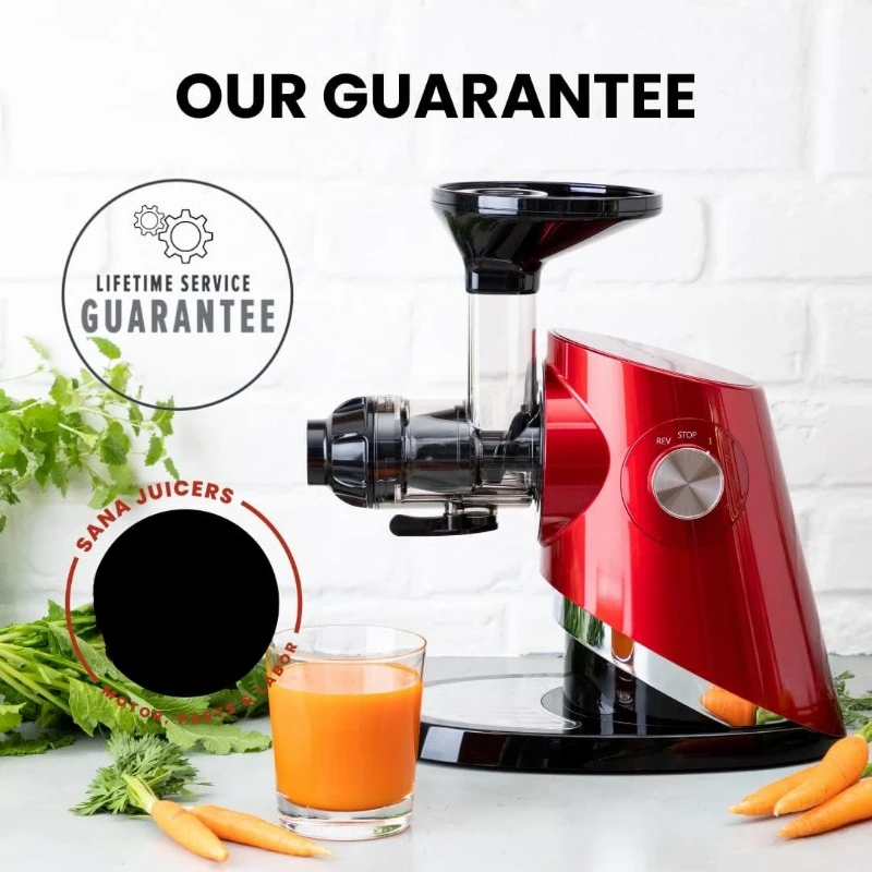 Spremiagrumi masticatore a freddo supremo in lotti grandi |   Motore CC senza spazzole a 4 velocità per spremitura senza arresto Ricetta da 132 pagine facile da pulire