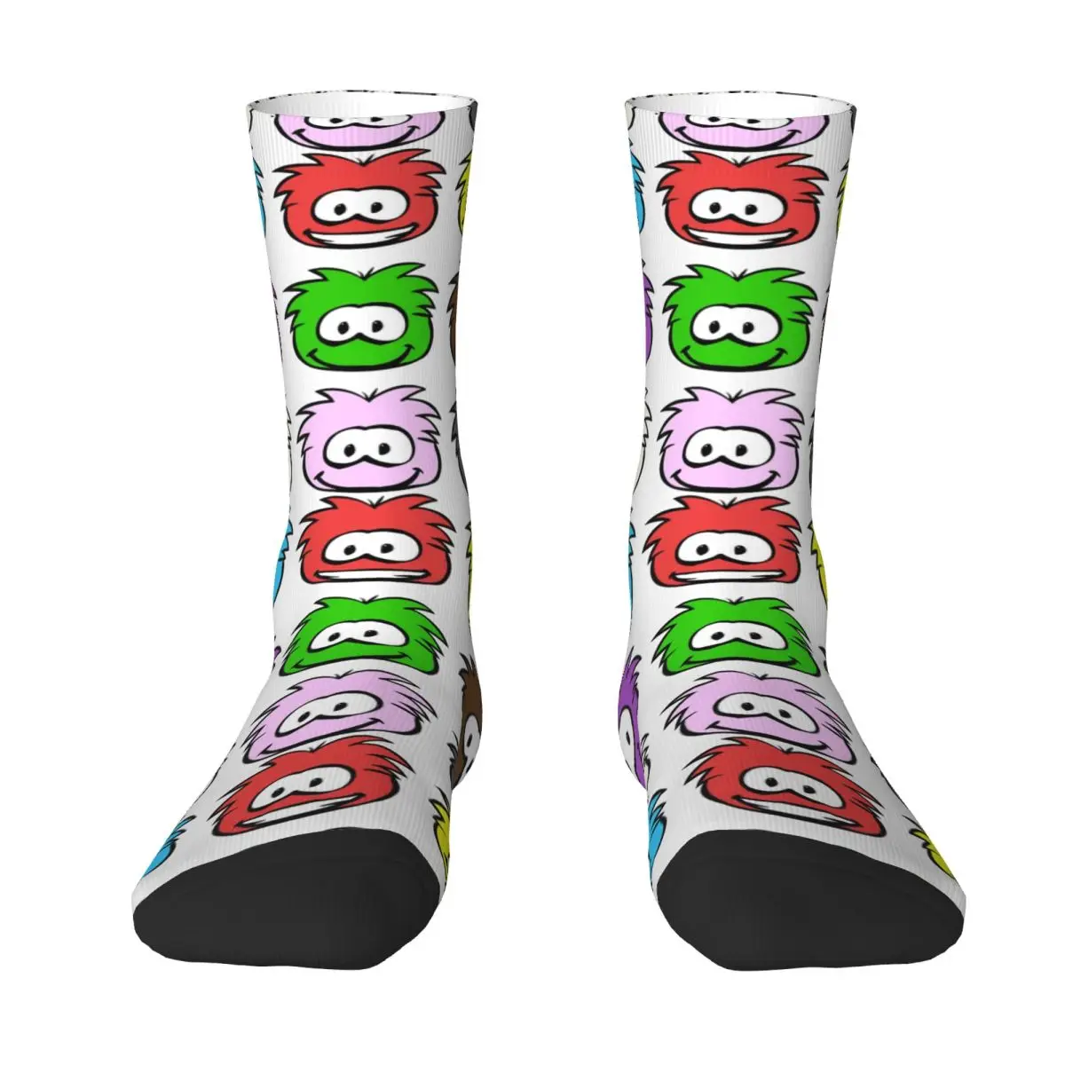 Men Socks Puffle Club Penguin Stockings Autumn Trendy Breathable Socks Design Cycling Anti Sweat Socks