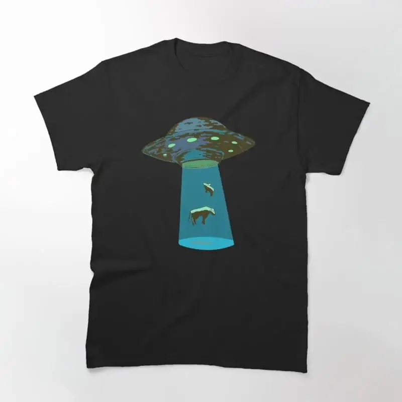 Cow And Pig Abduction Classic T-Shirt