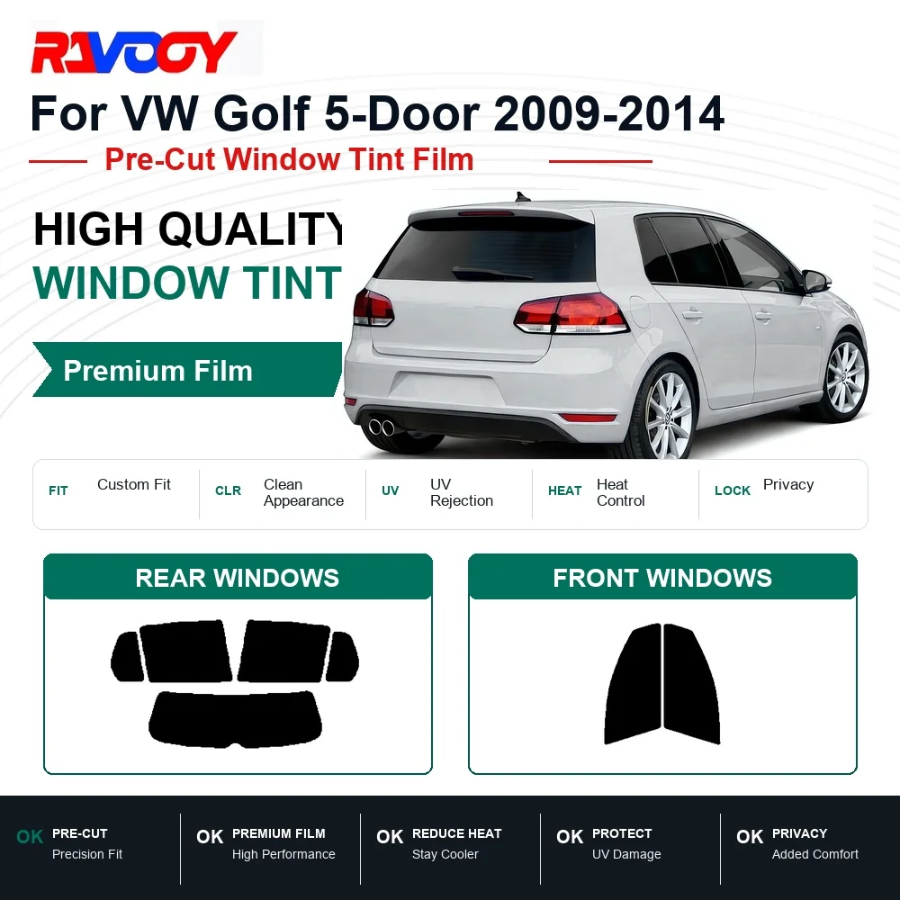 premium-pre-cut-window-tint-for-vw-golf-5-door-2009-2014-front-rear-windows-uv-heat-rejection-privacy-film
