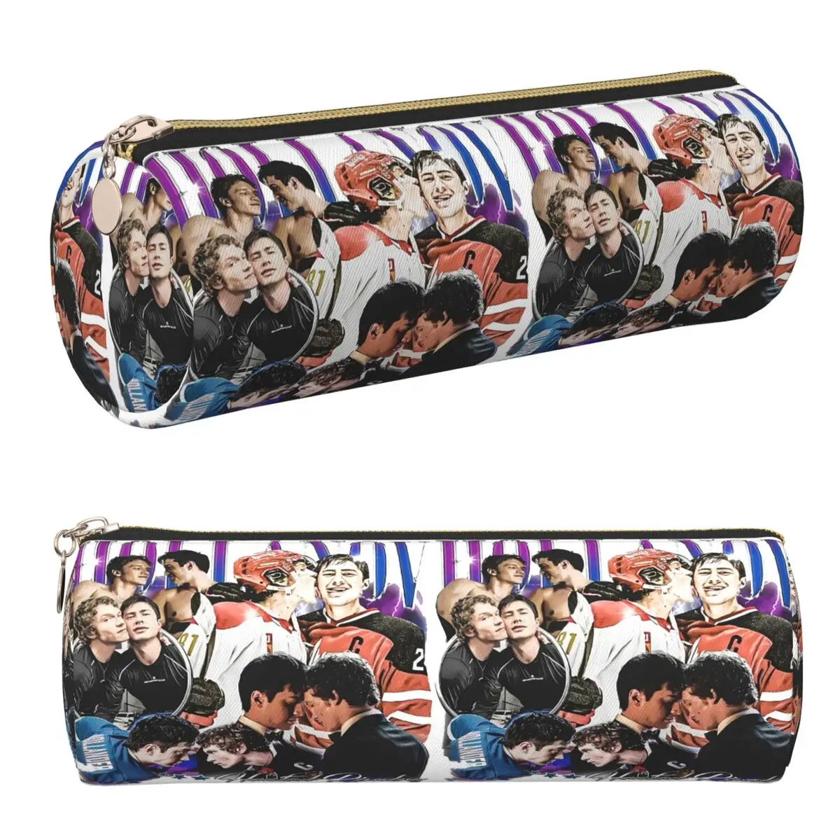 

Heated Rivalry Hudson Williams Connor Storrie Pencil Case Pen Holder Cylinder Pen Box Pencil Bag Boy Girl Stationery Supplies