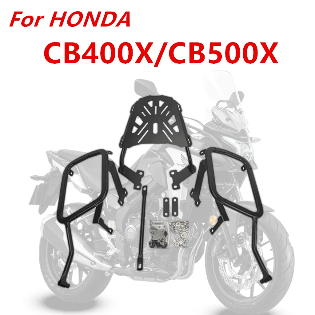 For HONDA CB500X CB400X Side Panniers Rack Frame Top Box Case Motorcycle Saddlebag Bracket Pannier Luggage Racks