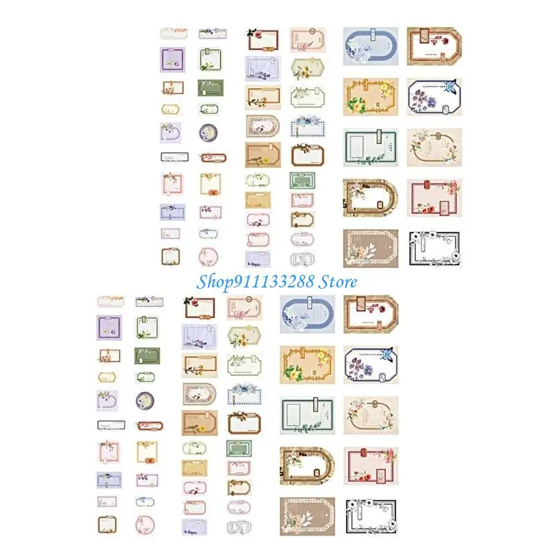 G88D Flower Plouse Paper Paper Scrapbooking Paper for Journal Photo Album