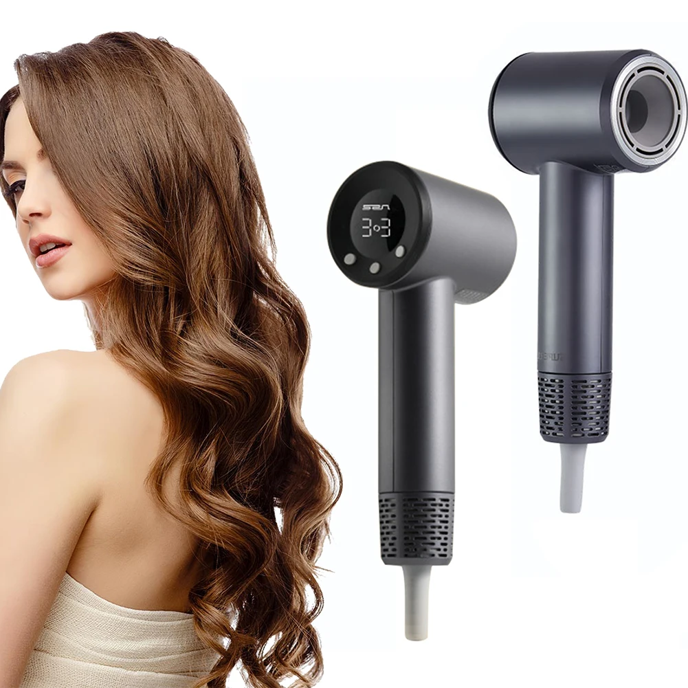 Hairdryer 110000 RPM Brushless Motor Negative Ionic Hair Dryer Low Noise Thermo-Control High-Speed Blow Dryer for Fast Drying