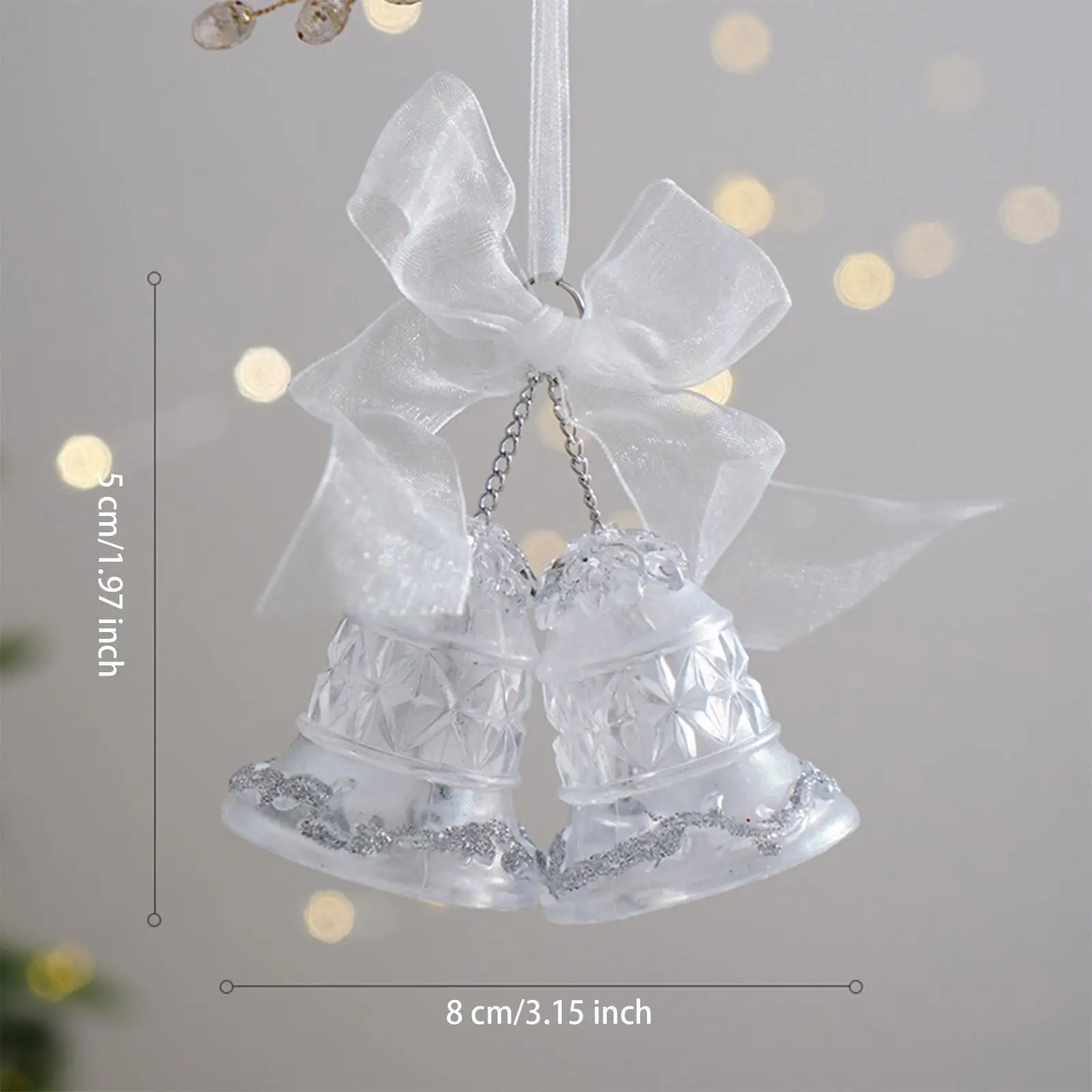 Christmas Tree Ornament Acrylic Decoration for Wedding Birthday Living Room