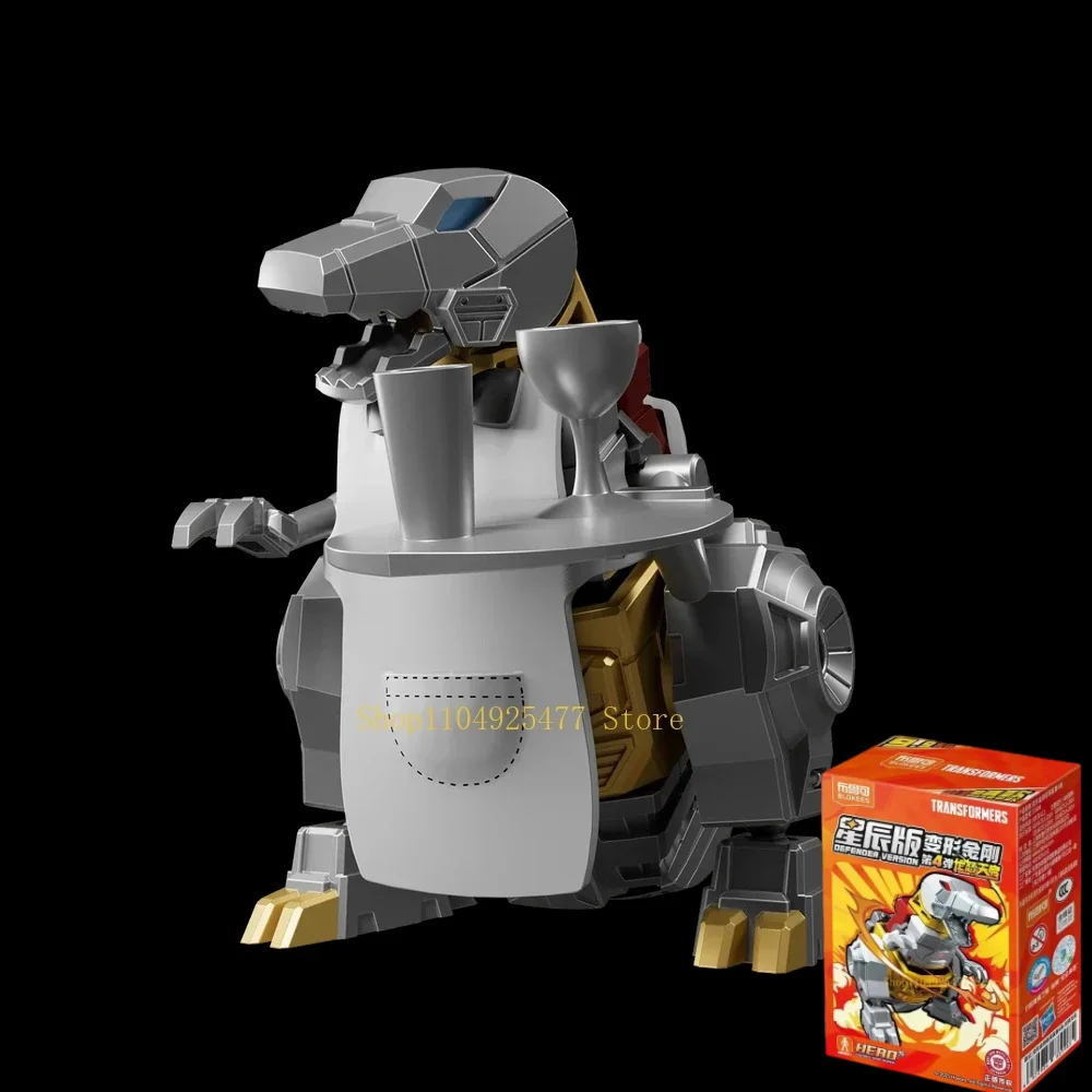 Blokees Bouwstenen Transformers Defender Versie 04 – Tyrants Fury Serie Figuren Grimlock Collectie Assembleer Speelgoed Jongens Cadeau