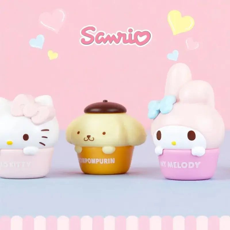

Бальзам для губ Sanrio Hellokittys My Melody Cinnamoroll, увлажняющий, питательный, увлажняющий, милый аниме, плюшевая игрушка для девочки, подарок на день рождения