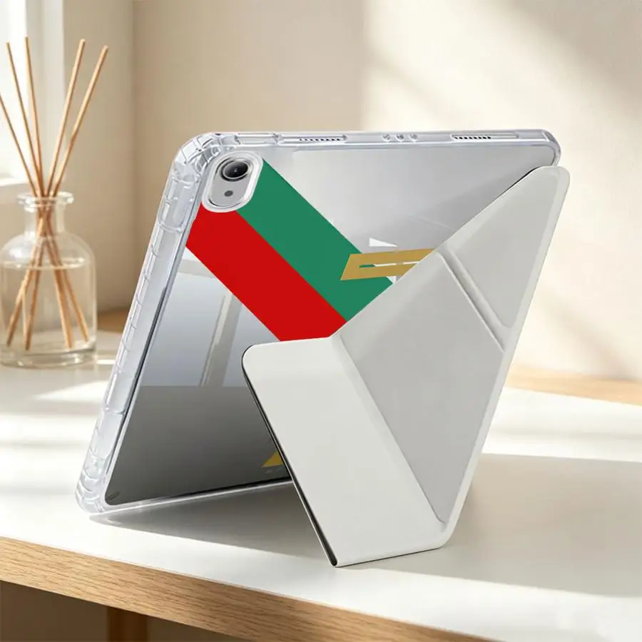 Tablet Case For Samsung Galaxy Tab S8 S9 Plus A9 Plus A8 A11 S10 Lite S7 FE With Pen Slot Cover Red Green Number 7