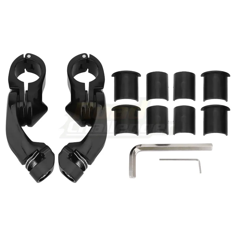 Universal motocicleta pรฉ resto guarda motor da estrada pรฉ pegs montar para harley honda kawasaki suzuki 1 1/4 \