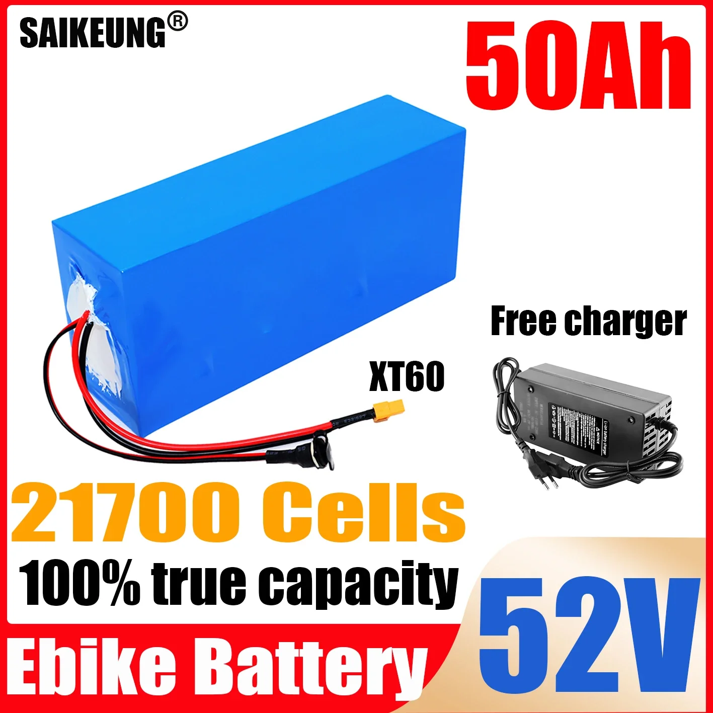 52v Bateria 30ah 20ah 25 50 15ah 60ah Bafang Motor 3000w Electric Bike Scooter Motorcycle Wheelchair 21700 Lithium Battery Pack