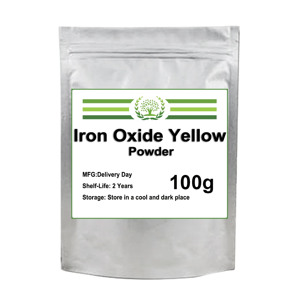 Supply of cosmetic grade iron oxide yellow powder raw material powder