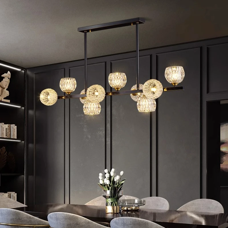 Modern LED Chandeliers para Home Decor, Luzes penduradas, Sala de estar, Sala de jantar, Iluminação interior