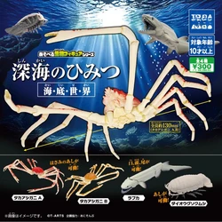 Original Gashapon Kawaii Cute Anime Abyssal Organism Spider Crab Frill Shark Figure Gachapon Capsule Toys Creativity Gift
