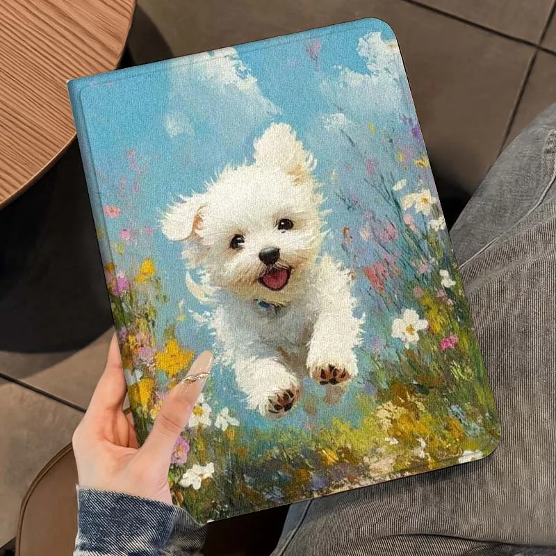 

Bear Dog Cat Art For iPad Pro Air Mini 2 3 4 5 6 7 7th 8th 9th 10th 11th 10.2 9.7 10.5 10.9 11 12.9 13 Tablet Case