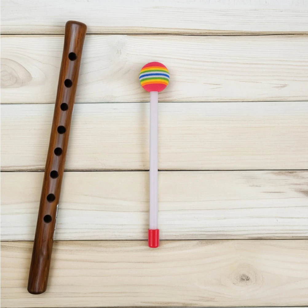 

12 Pcs Western Percussion Colorful Drumsticks Child Plastic Chinese Instrument Mallets