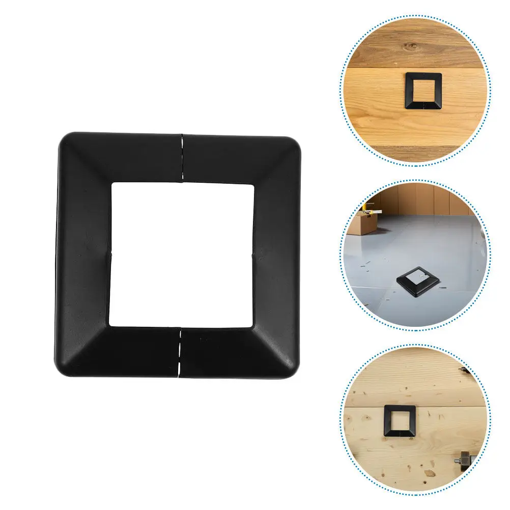 6 Pcs Decor Handrail Post Skirt Base Plate Covers Deck Fence Protector Railing Shoe