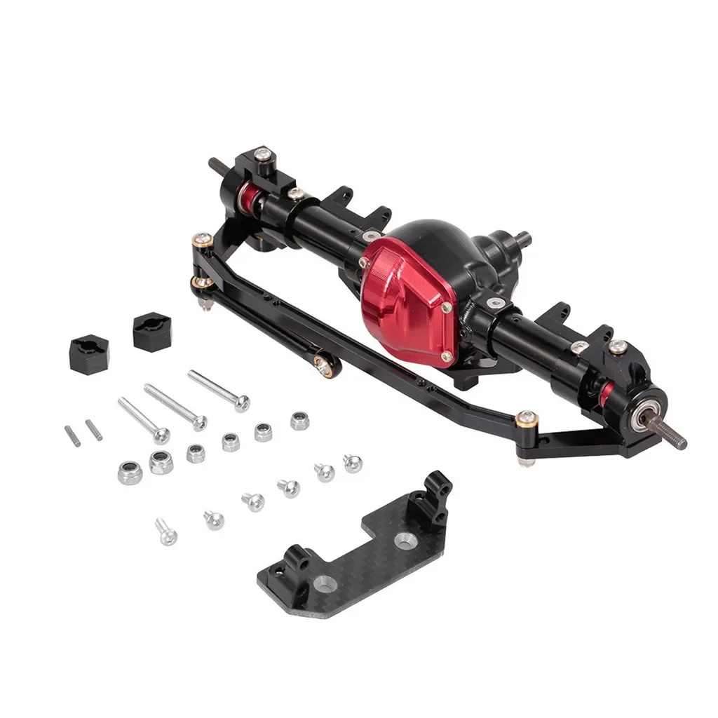 Essieu avant et arrière en métal CNC pour voiture RC, pièces de mise à niveau pour Axial SCX10, 1:10