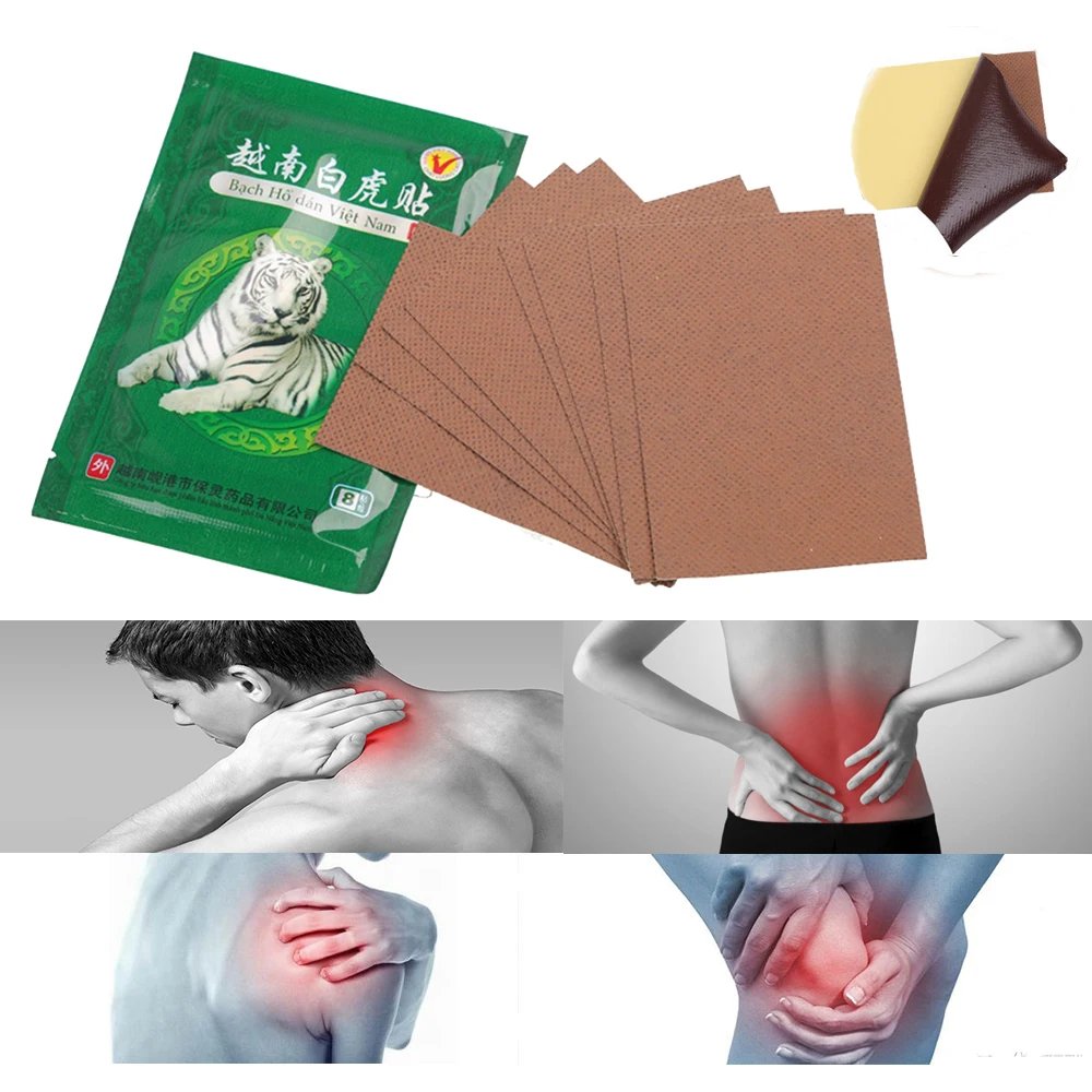 40pcs Tiger Patch Arthritis Shoulder Muscle Pain Relief Patch Vietnam Tiger Patch Meridian Herbal Healthcare Medical Patch