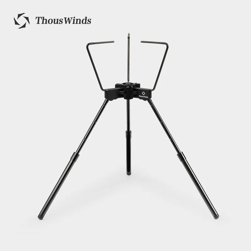 Thous Winds Camping Gas Tank Stove Base Holder, Gas Tank Stabilizer Shelf Stand, Gas Canister Tilting Prevention Tripod Stand