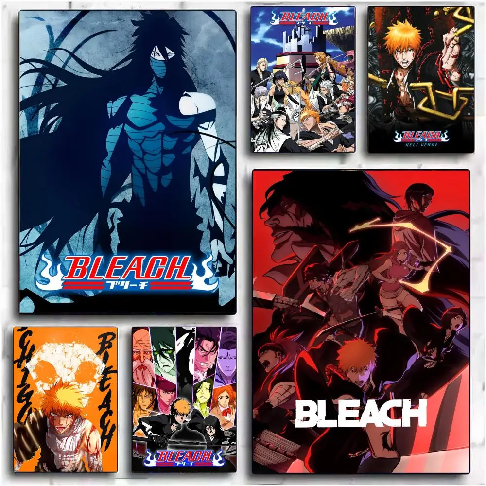 1PC Anime Bleach Painting Calligraphy Canvas Poster Wall Art interior Hallway Home Decoration Holiday Gifts