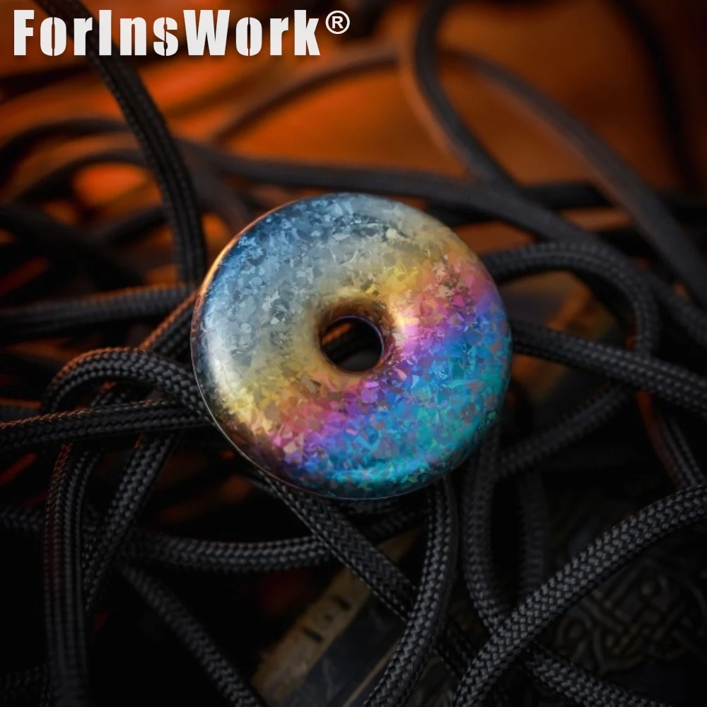 ACEdc Titan Kristallisierte Donuts Haptische Münze Metall Fidget Spinner Finger Spinner Metall Fidgets Spielzeug