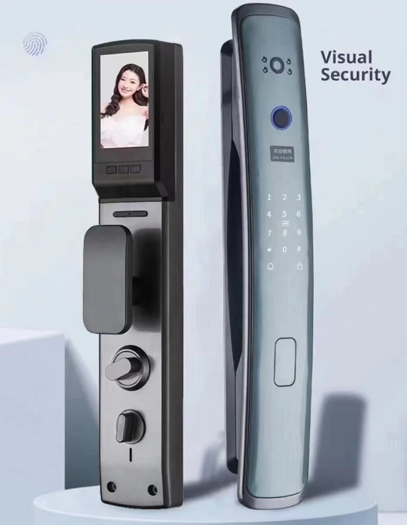 Cat Eye Door Security Auto  Wifi Smart Automatic Code Card Fingerprint
