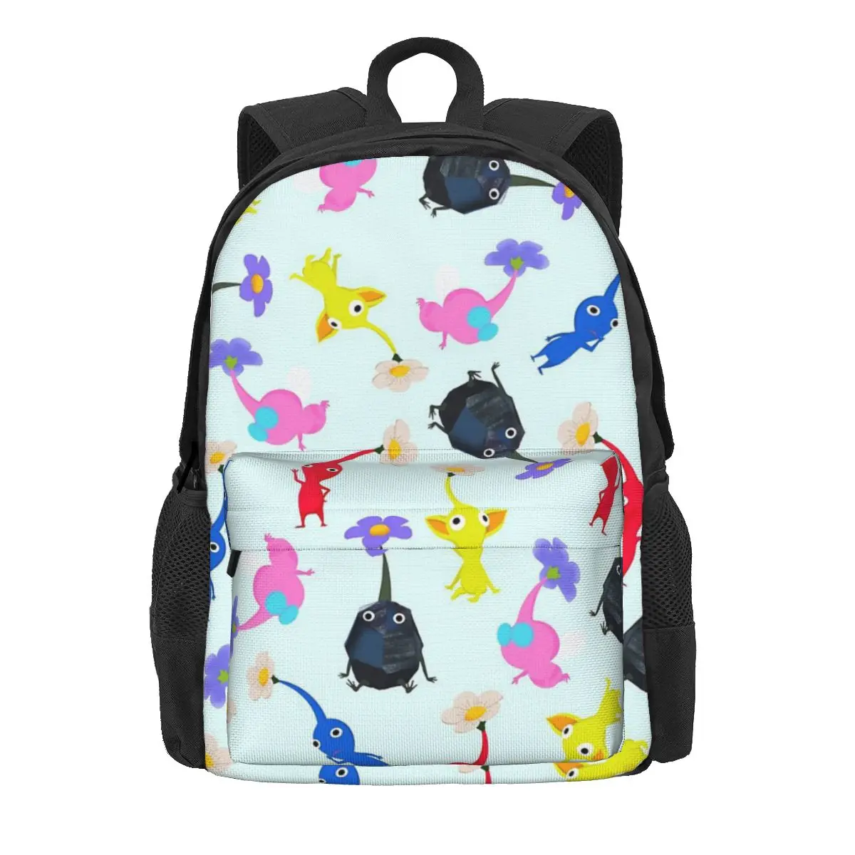 Pikmin Rucksäcke Jungen Mädchen Bücher tasche Kinder Schult aschen Cartoon Kinder Rucksack Reise Rucksack Umhängetasche große Kapazität