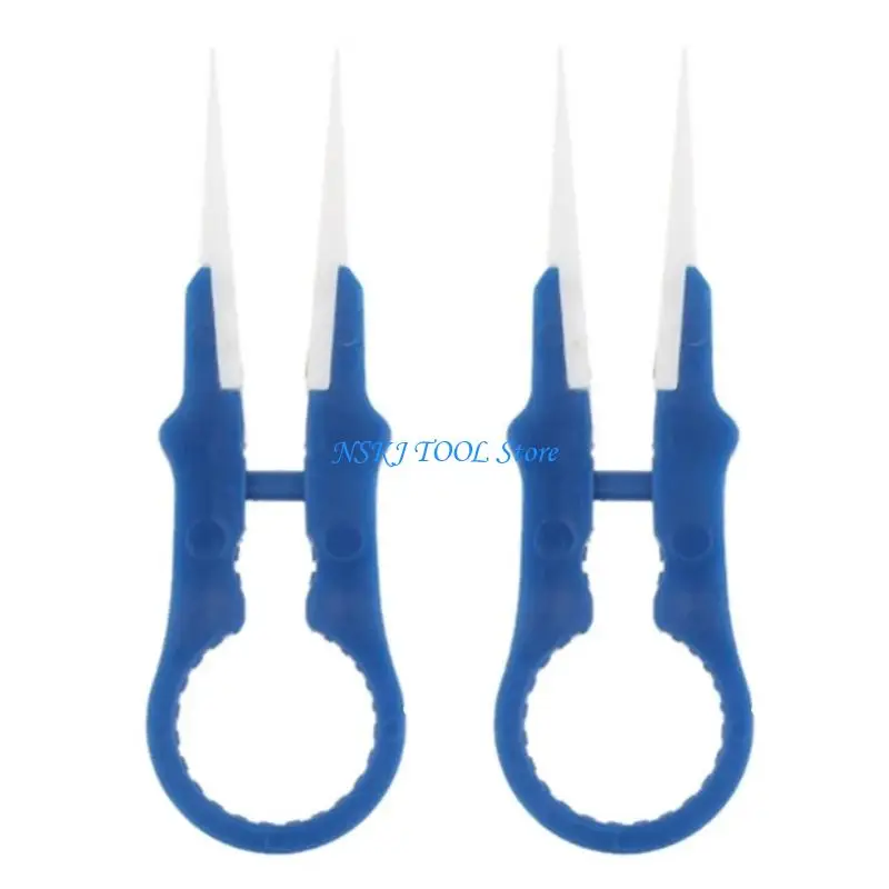 

L8RC Ceramic Tweezers Precisions Plastic Tweezers Heat Resistant High Temperature Resistance Tweezers AntiStatic Tweezers