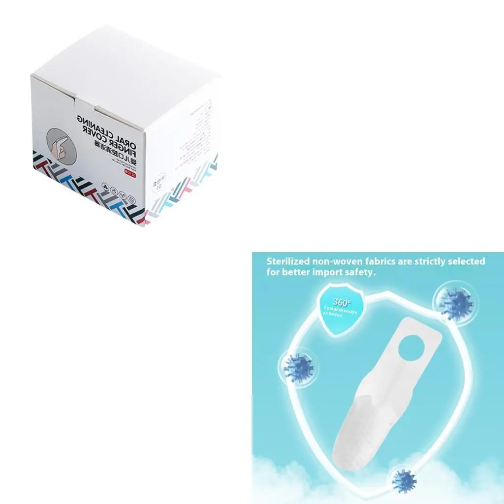 

Travel Friendly Mouth Cleaner Finger Sleeve Disposable Tongue Care Essential