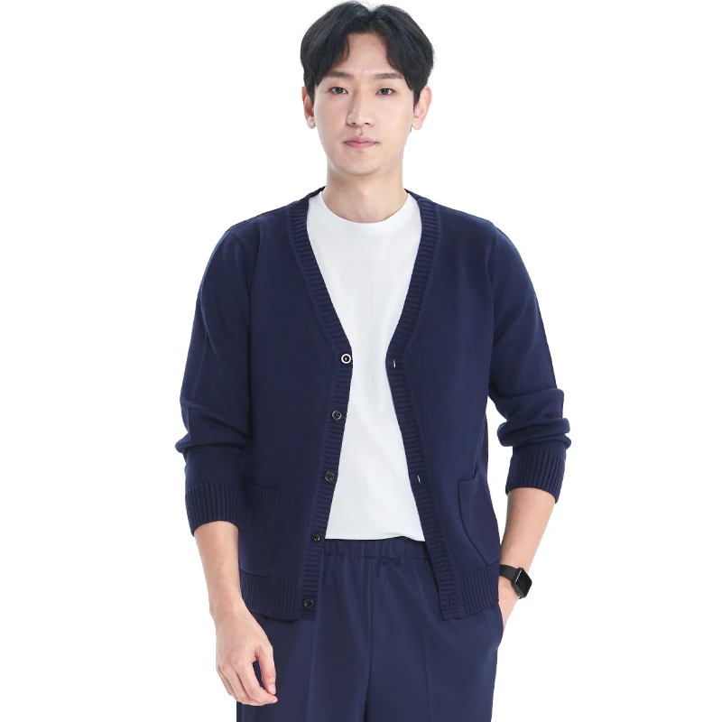 Warm Ups Women Nurse Uniforms Doctor Scrubs Dental Clinic Hospital Cardigan Sweater Men Medical Jakect with Fleece-lined MY-25