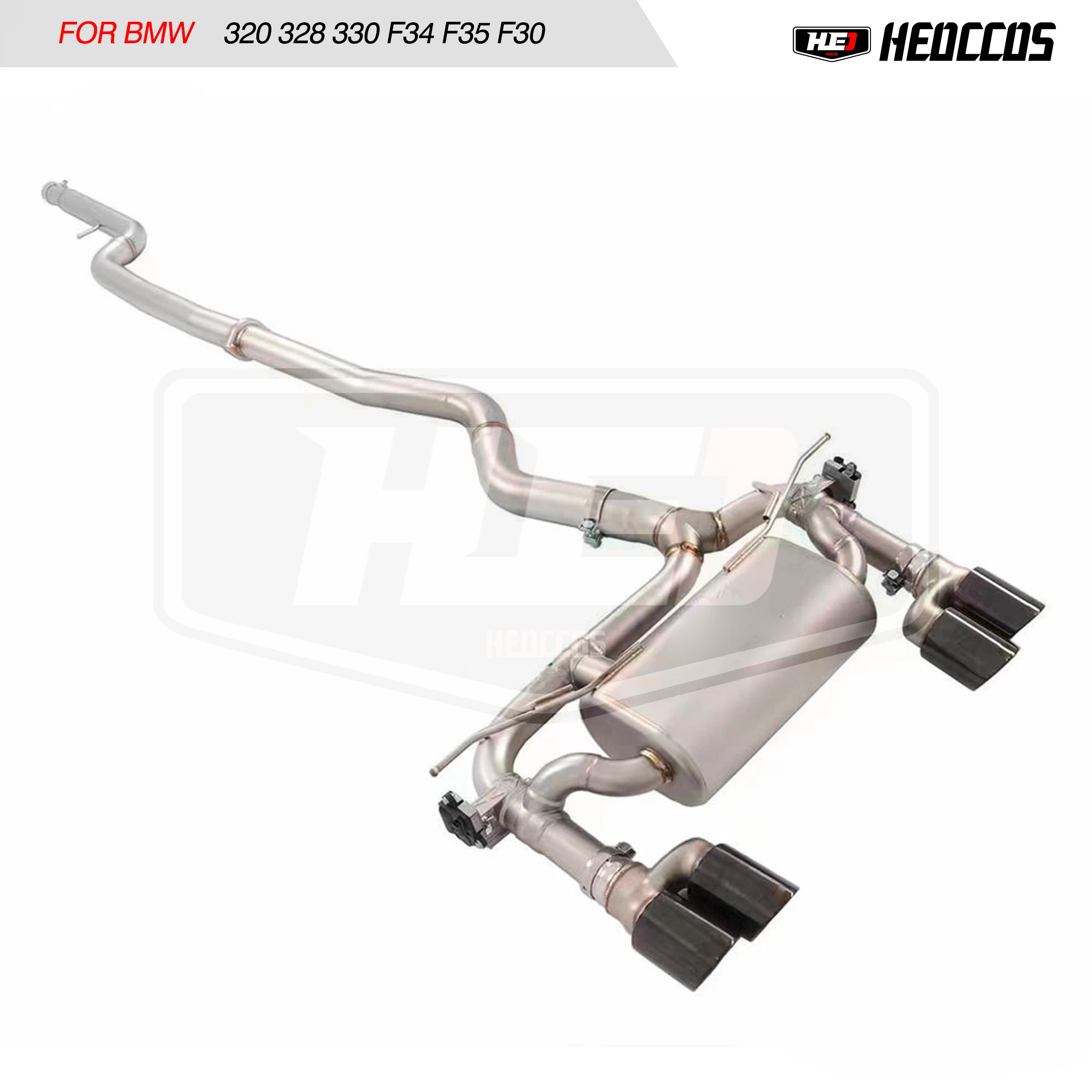 HEO stainless steel exhaust Catback For BMW 318 320 328 330 F34 F35 F30 2.0T N20 Exhaust Upgraded M3 style