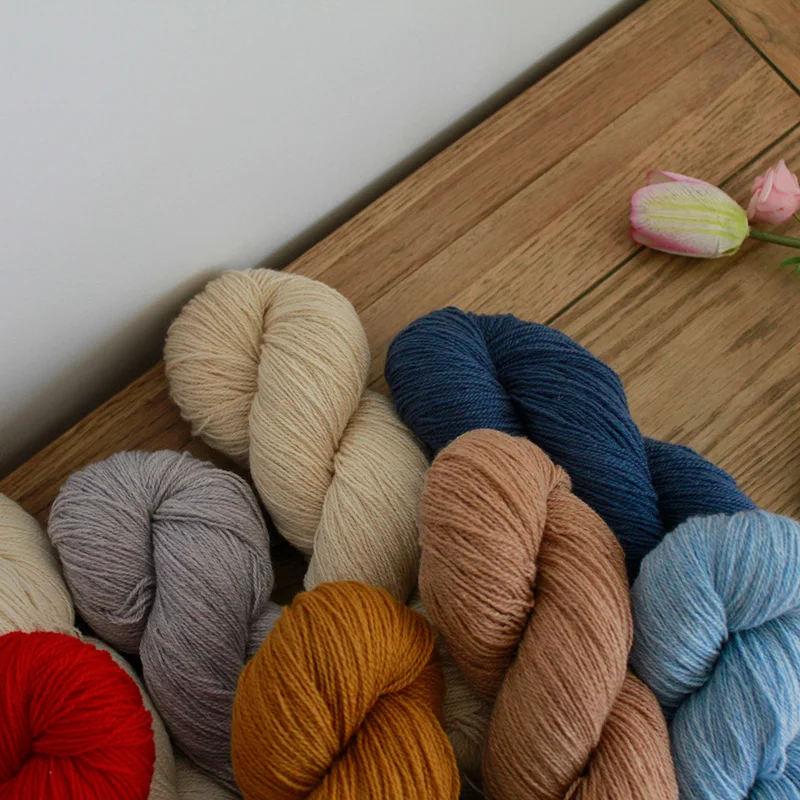 Lotus Yarns Cashmere & Yak Blend Yarn Fingering Weight for Hand Knitting Crochet