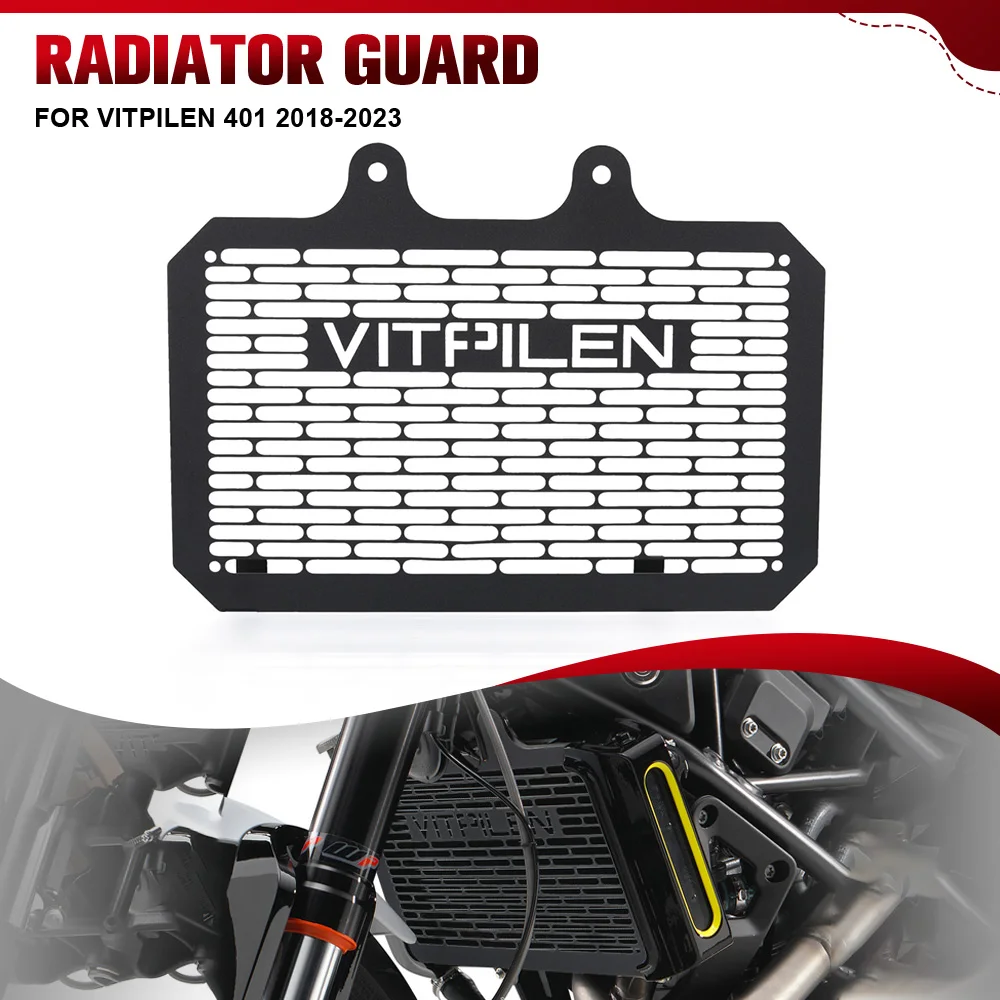 

Motorcycle Accessories Radiator Guard Radiator Grille Guard Cover For Husqvarna VITPILEN 401 2018-2023 Fuel Tank Protect Cover