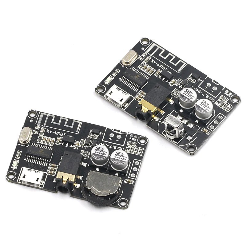 Bluetooth 5.0 Audio decoding board receiver Stereo lossless Bluetooth module Wide voltage volume adjustable sound