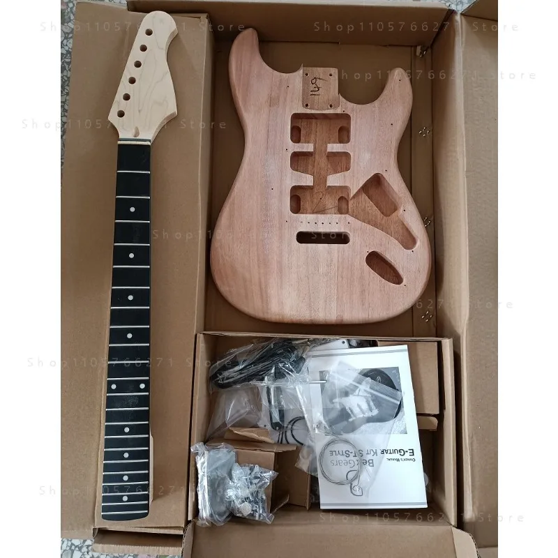 Electric Guitar Kit Double Tremolo 6 String 22 Frets DIY Assembly - view 5