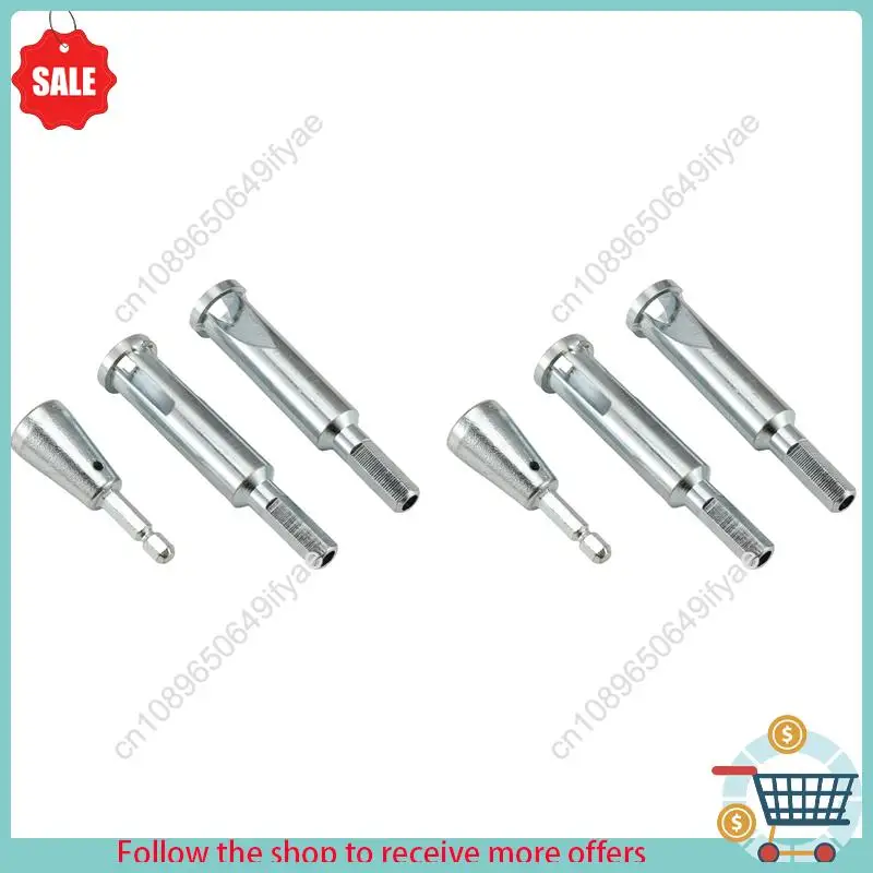 

Y67A-6Pcs Инструмент для скручивания проводов для дрели - 3-ходовой/5-ходовой инструмент для зачистки проводов и инструмент для скручивания электрических проводов для электрической дрели