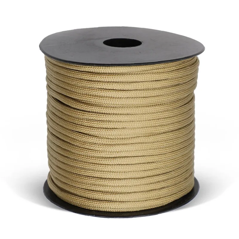 Durchmesser 4MM 9-Adriges Rollenband 50M Seil Geeignet für Zeltverstärkung, Windseil-Verstärkung, Armband DIY Weben, Rucksack-Bi