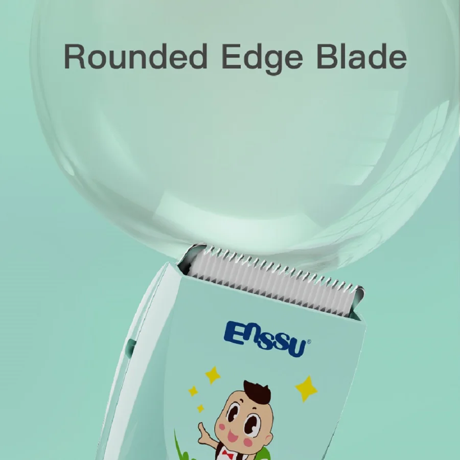 Baby Hair Clippers Ultra Quiet Electric Hair Trimmer for Children Cordless Rechargeable Waterproof Hair Cutting Machine for Kids view 3