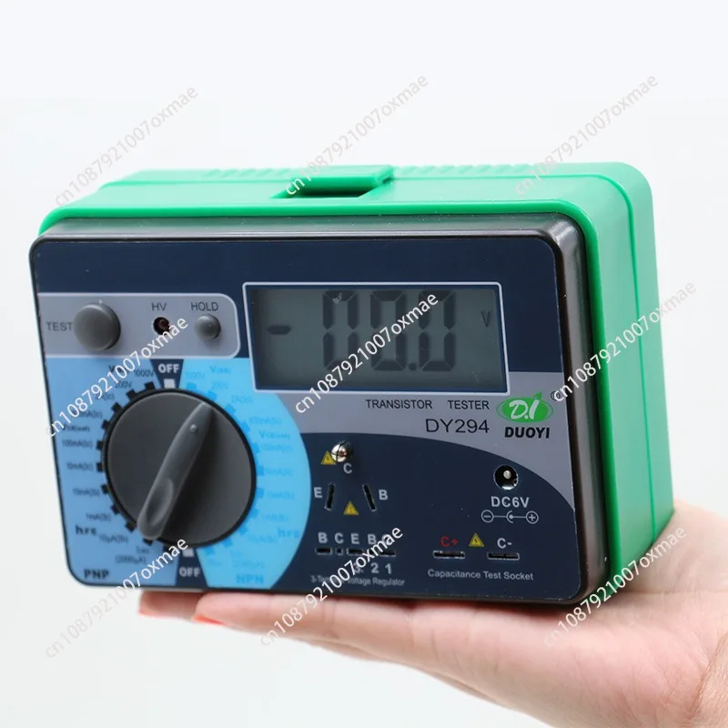 DY/294 Multifunction Digital Transistor Tester Semiconductor Diode Triode 1000V Reverse AC DC Voltage Capacitance FET SCR Tester