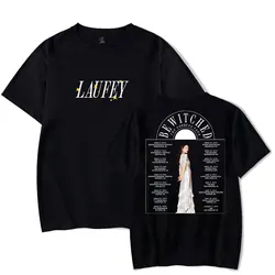 Laufey T-shirts Bewitched The Goddess Tour Merch Women Men Fashion Casual Short Sleeve Tee Streetwear