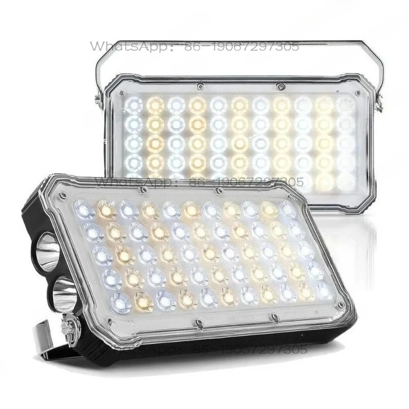 Camping Light Flashlight Rescue Emergency Outdoor Portable  High Current Bright Wireless Fast Charging