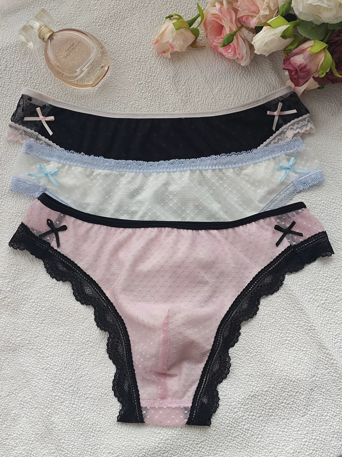 Man's Sexy Lace Mesh Shorts Panties Briefs Live Show Dance Costumes DJ Club Bar LGBTQ BF Gifts Harajuku Private FKK Party Run