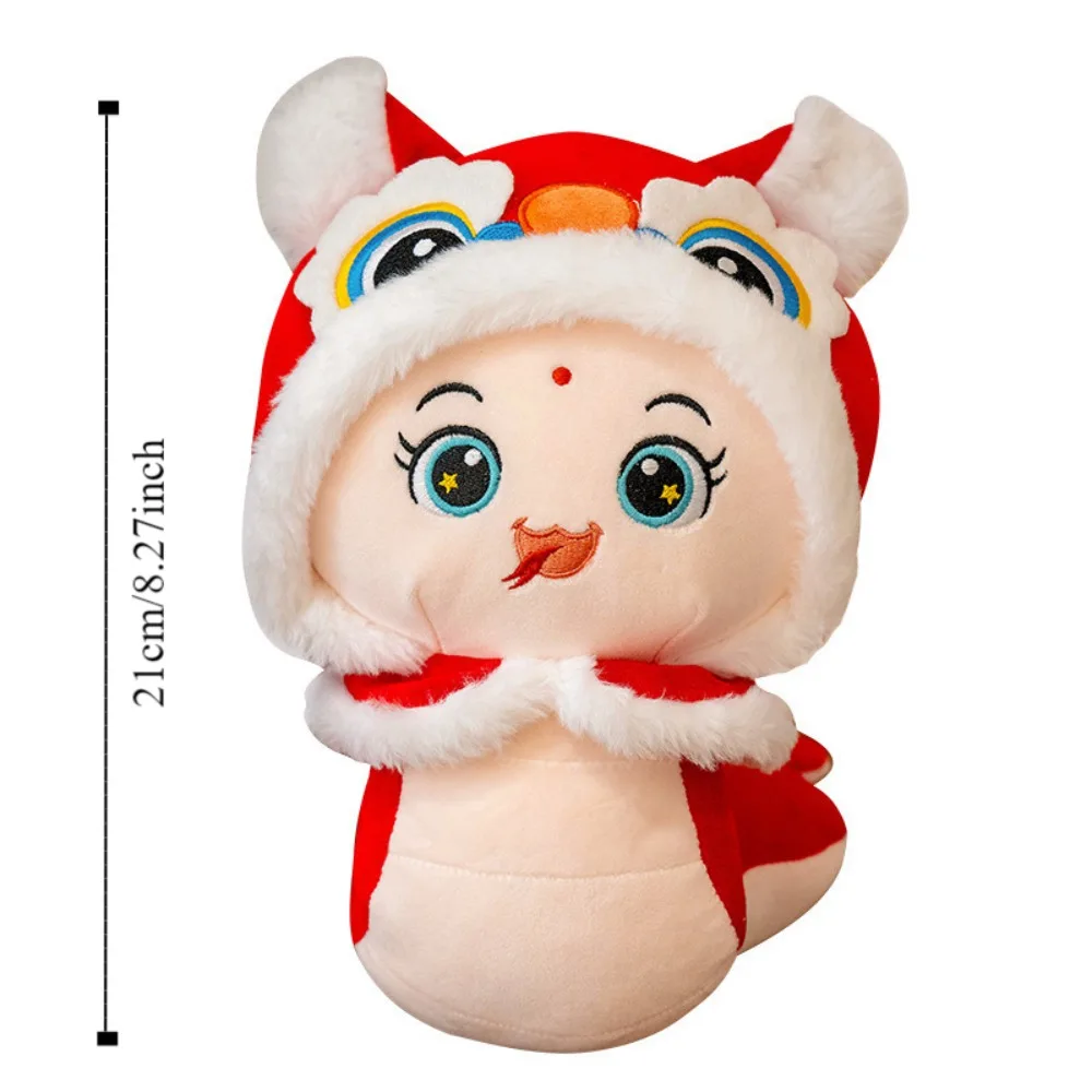 Big Eyes Snake Year Plush Toy The God of Wealth Good Luck Wealth Snake Year Mascot Toy PP Cotton Blessing Lucky Snake Doll